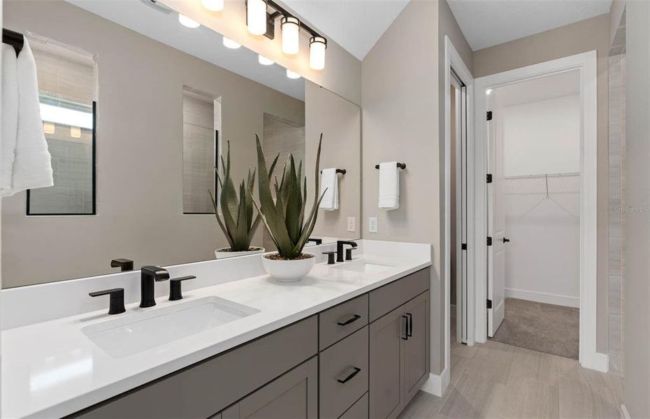 Furnished interior view inside a new home in Sunrise Estates, West Melbourne (Image 22).