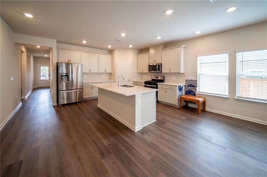 Furnished interior view inside a new home in , Canton (Image 14).