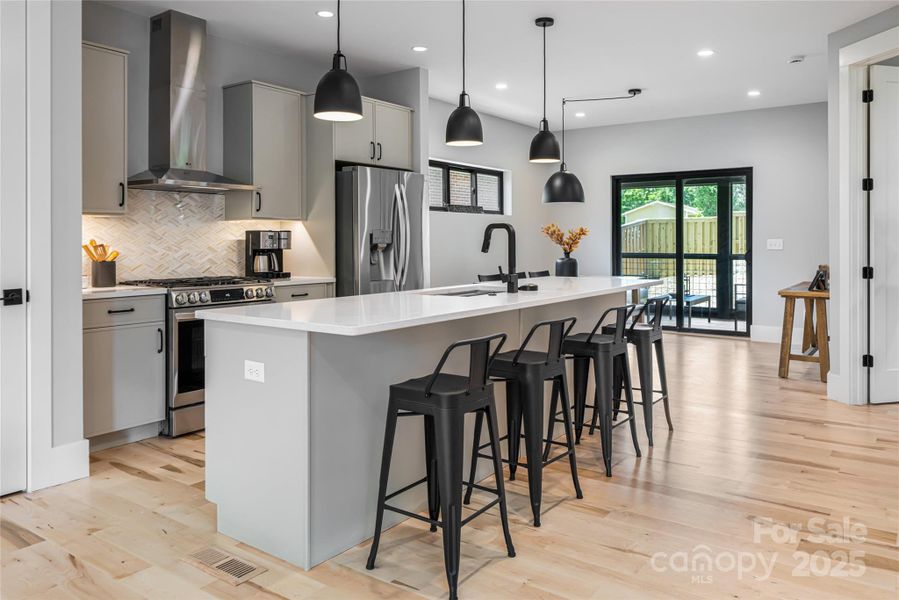 Furnished interior view inside a new home in , Asheville (Image 5).