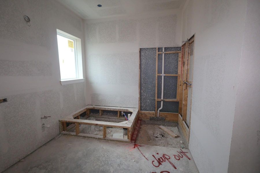 In-progress construction of a new home in Brookewater - Ascent Collection, Rosenberg, TX (Image 8).