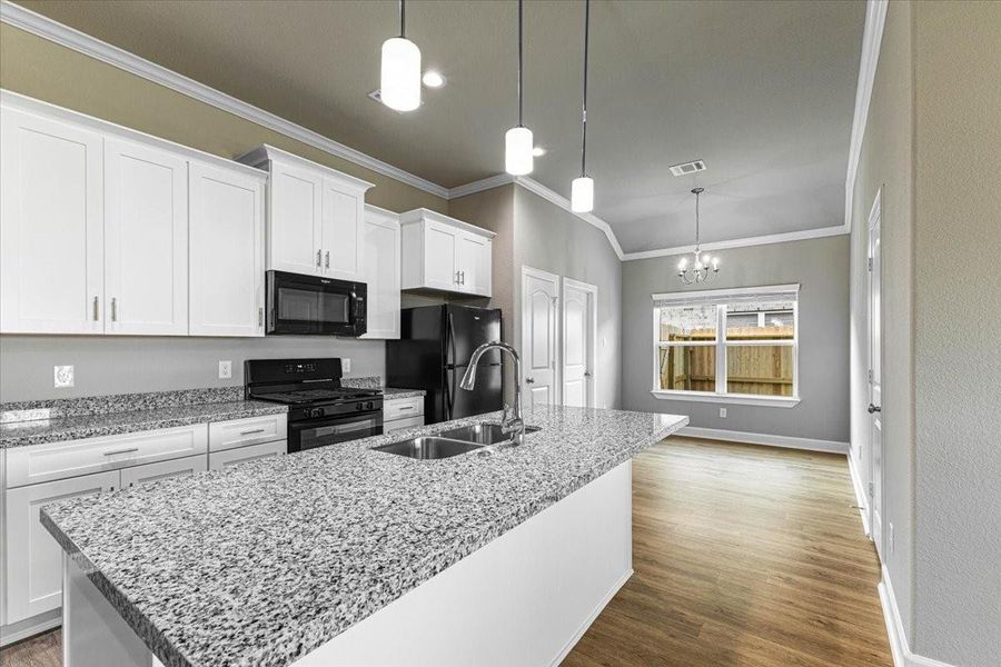 Furnished interior view inside a new home in , Houston (Image 10). Furnished interior view inside a new home in , Houston (Image 10).