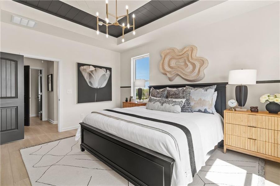 Furnished interior view inside a new home in Silverock, McDonough (Image 37).