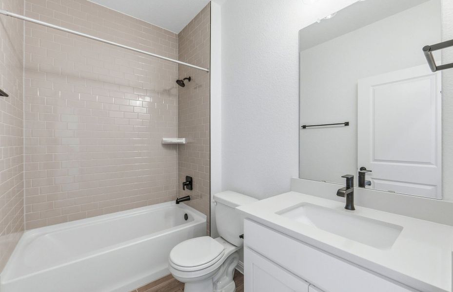 Furnished interior view inside a new home in Saddleback at Santa Rita Ranch, Liberty Hill (Image 5).