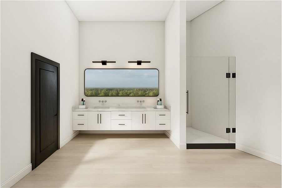 Furnished interior view inside a new home in , Powder Springs (Image 6).