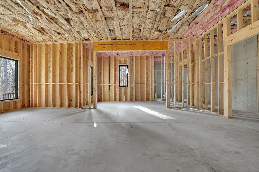 In-progress construction of a new home in , Johns Creek, GA (Image 41).