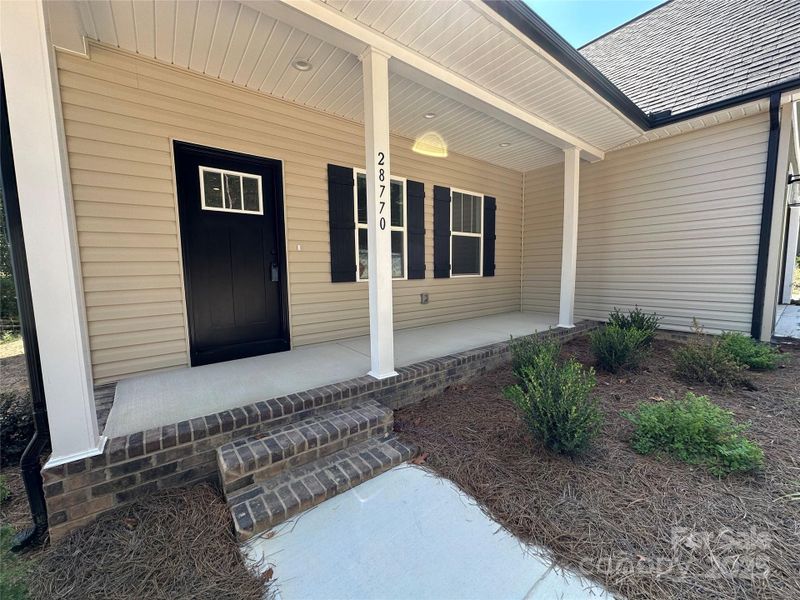 Exterior details and patio area of a home in , Albemarle (Image 19). Exterior details and patio area of a home in , Albemarle (Image 19).