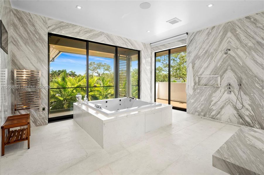 Furnished interior view inside a new home in , Coral Gables (Image 14).