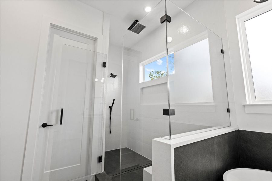 Rainfall Shower Closeup