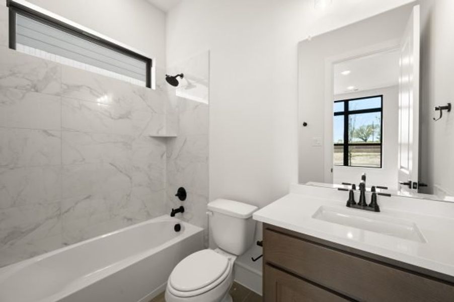 Furnished interior view inside a new home in Rio Vista at Kelly Ranch, Aledo (Image 39).