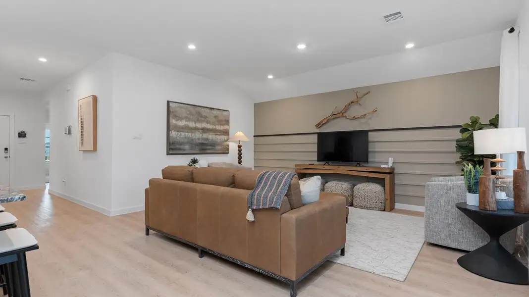 Representative furnished interior of a home built from the Huntsville by D.R. Horton in Lago Mar, Texas City (Image 8). Representative furnished interior of a home built from the Huntsville by D.R. Horton in Lago Mar, Texas City (Image 8).