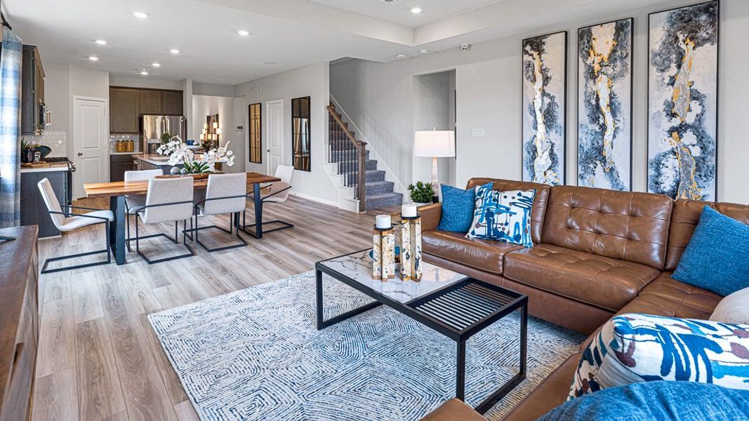 Furnished interior view inside a new home in Raburn Reserve 50s, Tomball (Image 20).
