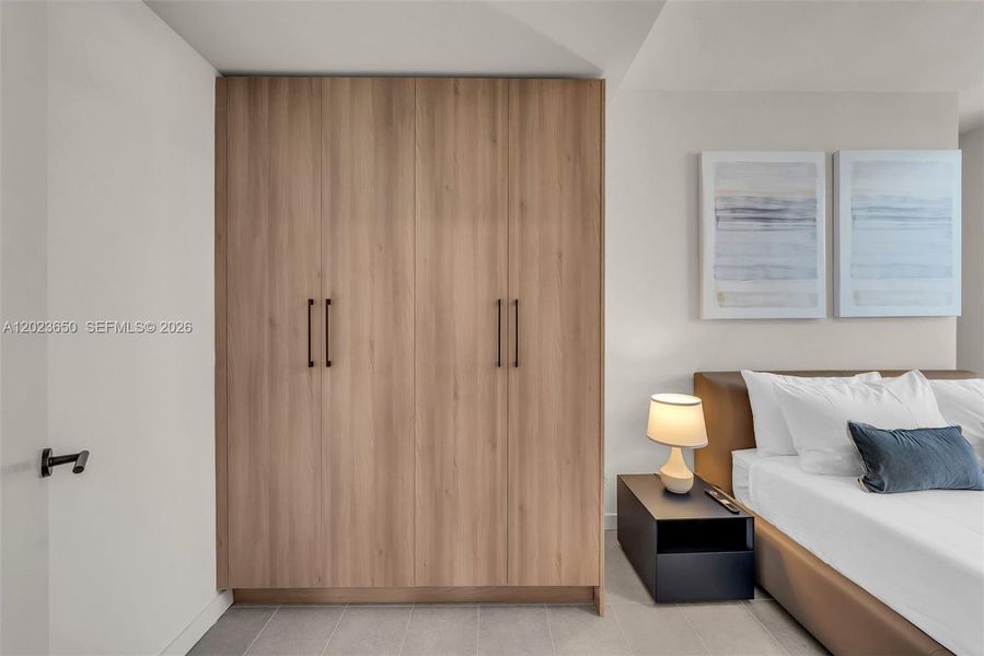 Furnished interior view inside a new home in , Miami (Image 32).