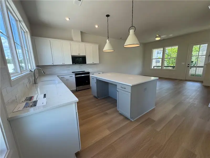 Furnished interior view inside a new home in , Alpharetta (Image 5). Furnished interior view inside a new home in , Alpharetta (Image 5).