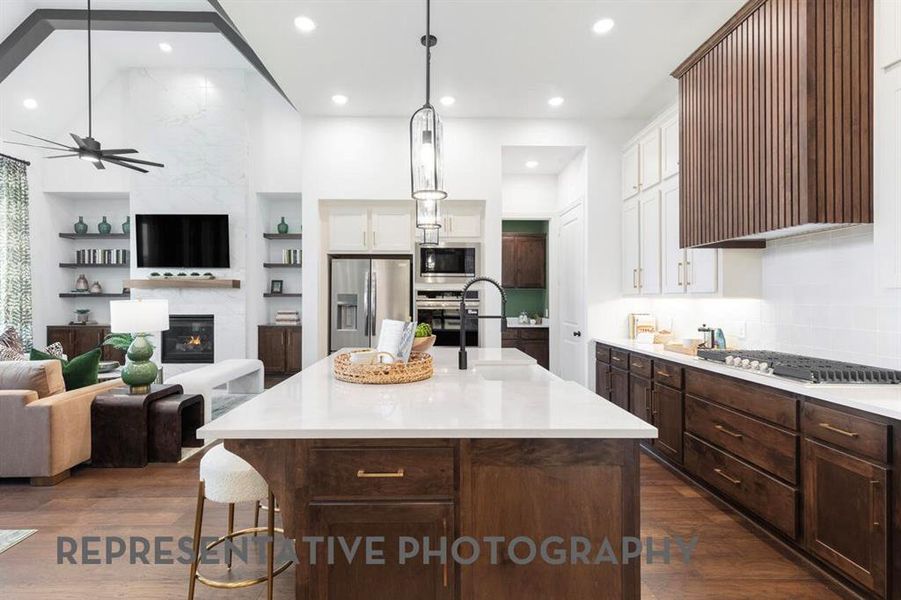 Furnished interior view inside a new home in Goodland, Midlothian (Image 34).