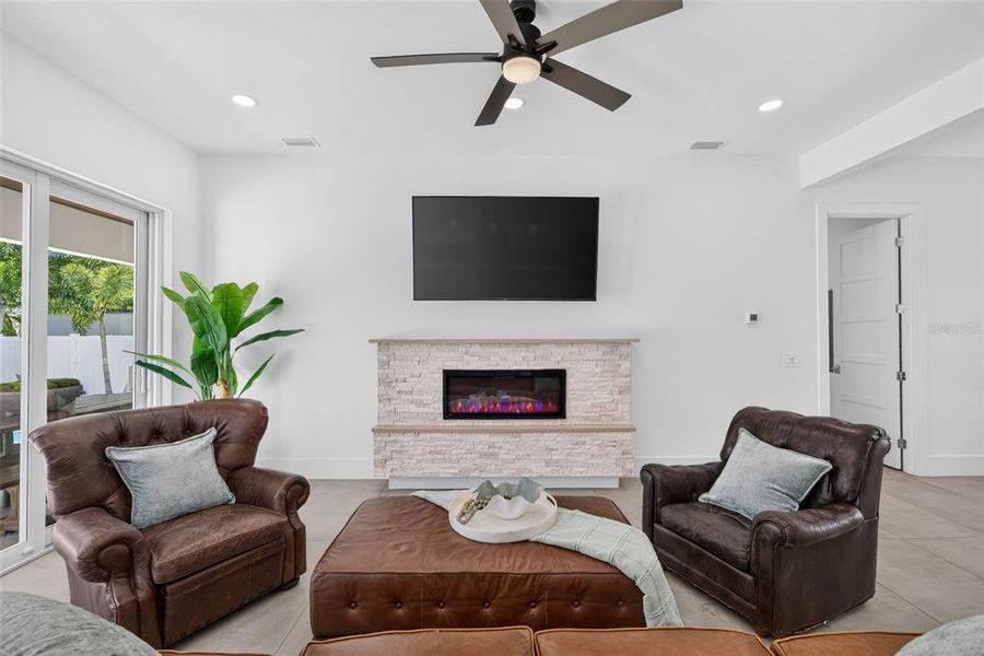 Furnished interior view inside a new home in , Sarasota (Image 17).