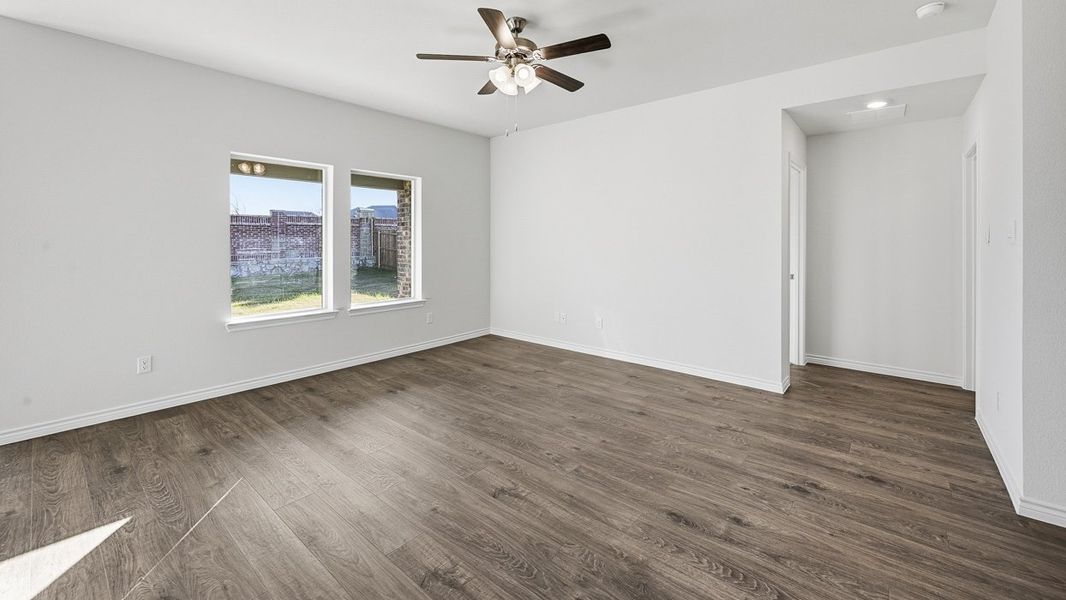 Representative unfurnished interior of a home built from the Brookshire by D.R. Horton in Windchime, Celina (Image 9).
