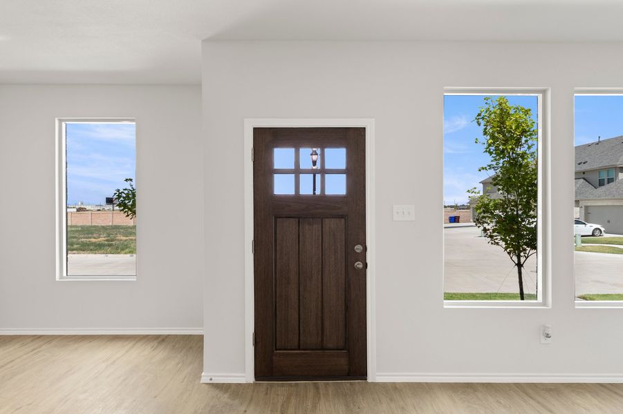 Front exterior of a new home in Creekshaw, Royse City, TX, highlighting curb appeal (Image 15).