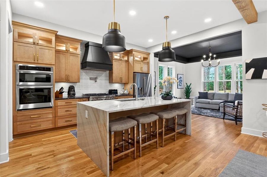 Furnished interior view inside a new home in , Decatur (Image 15).