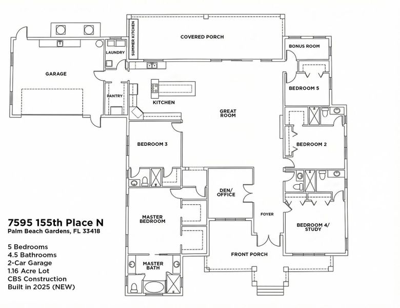 7595 155th Pl N - Floorplan Modified2