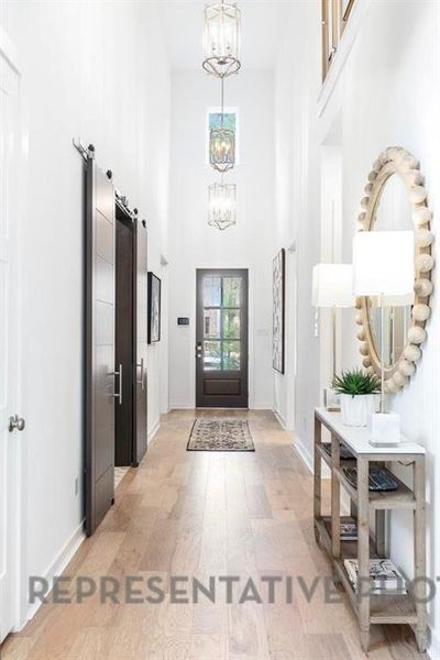 Furnished interior view inside a new home in The Parks at Wilson Creek, Celina (Image 3). Furnished interior view inside a new home in The Parks at Wilson Creek, Celina (Image 3).