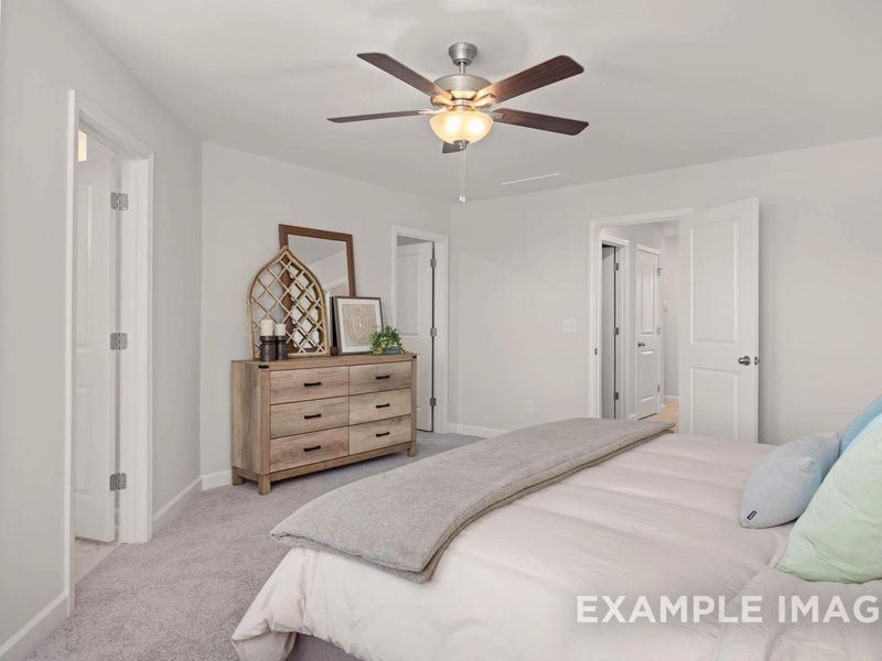 Furnished interior view inside a new home in Gregory Village Townhomes, Lillington (Image 9).