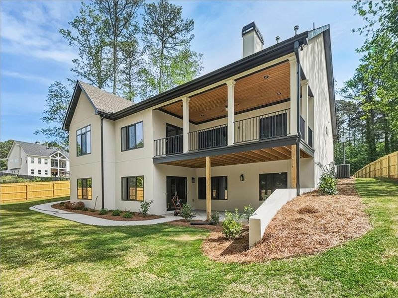 Exterior details and patio area of a home in , Lawrenceville (Image 4).