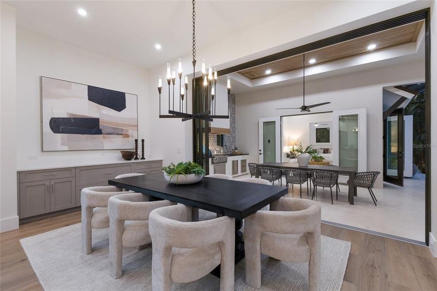 Furnished interior view inside a new home in , Sarasota (Image 47).