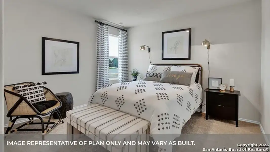 Furnished interior view inside a new home in Swenson Heights, Seguin (Image 5).