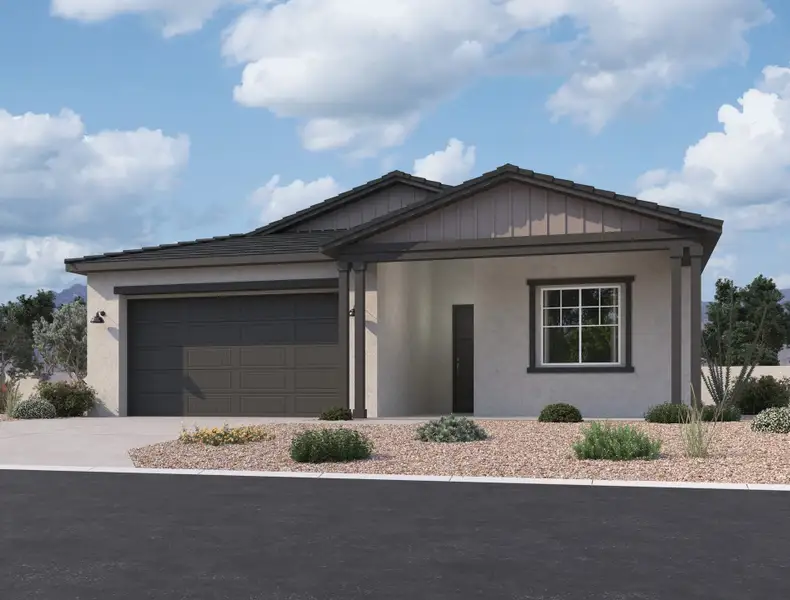Exterior elevation rendering Exterior elevation rendering