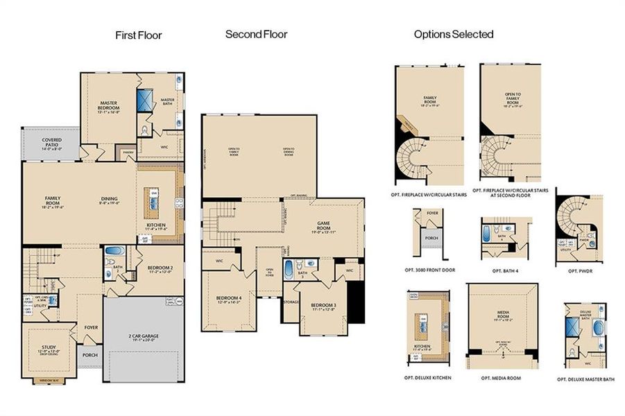 5526 Burford Lane - Westbury Floor Plan