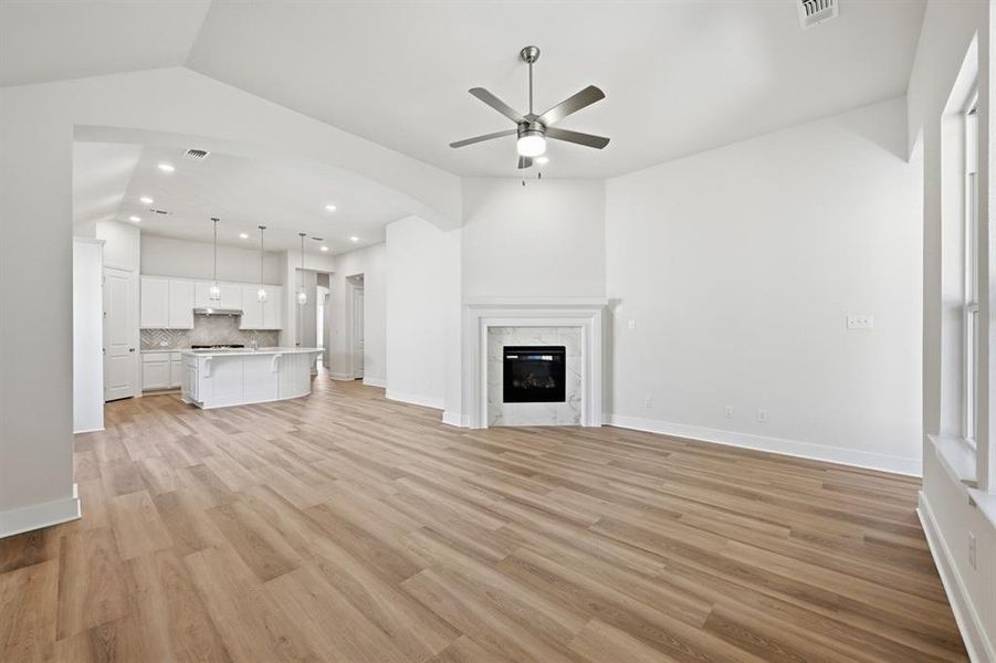 Spacious, unfurnished interior of a new home in Gateway Village - The Reserve, Denison (Image 17). Spacious, unfurnished interior of a new home in Gateway Village - The Reserve, Denison (Image 17).