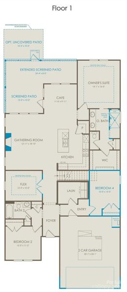 First floor layout