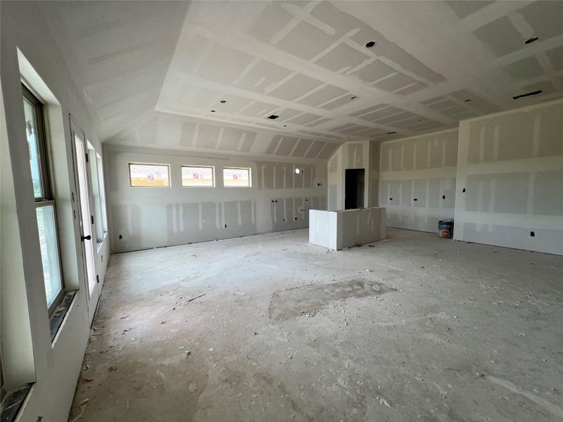 View of unfurnished living room