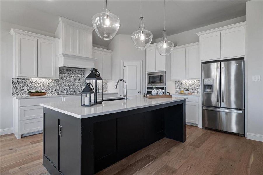 Furnished interior view inside a new home in University Park at Northpointe, Denton (Image 29).