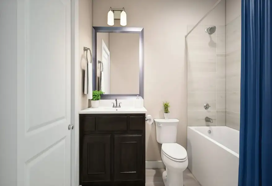 Furnished interior view inside a new home in Painted Tree, McKinney (Image 10).