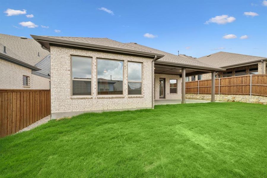 Front exterior of a new home in Highwoods, Fort Worth, TX, highlighting curb appeal (Image 1). Front exterior of a new home in Highwoods, Fort Worth, TX, highlighting curb appeal (Image 1).