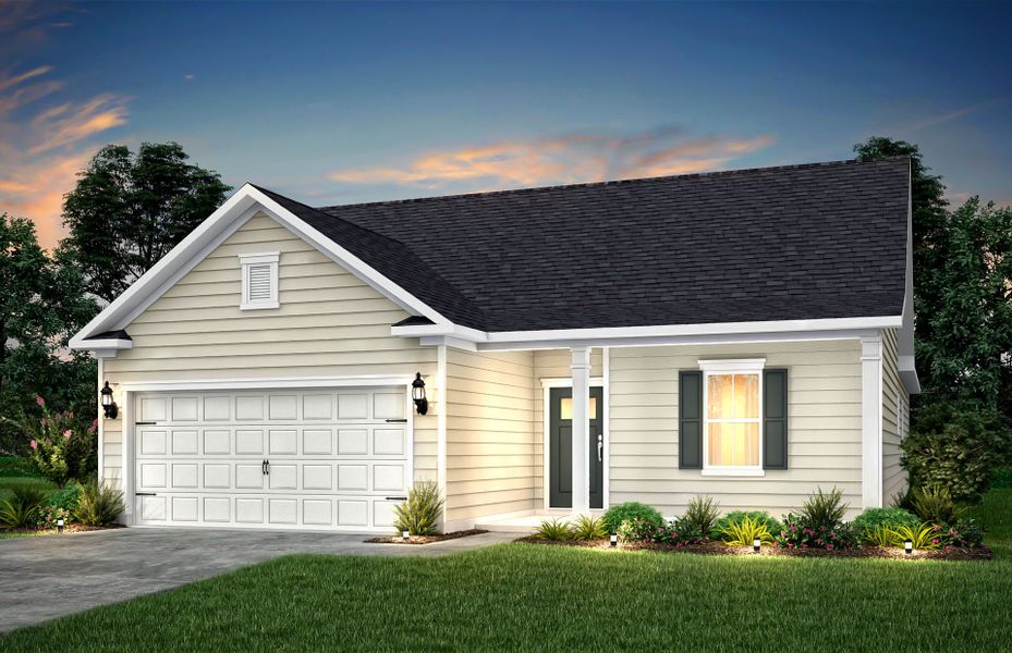 Representative exterior photo of a completed home built from the Compton by Pulte Homes in Briarwood Reserve, Spartanburg, SC (Image 20).