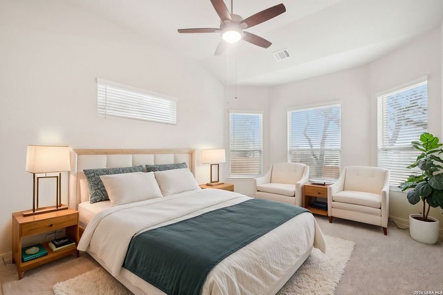 Furnished interior view inside a new home in Estancia Ranch - Classic Series, San Antonio (Image 12).