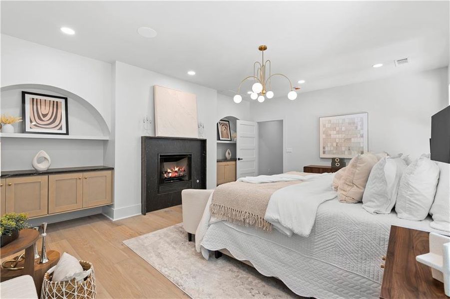 Furnished interior view inside a new home in , Atlanta (Image 10). Furnished interior view inside a new home in , Atlanta (Image 10).