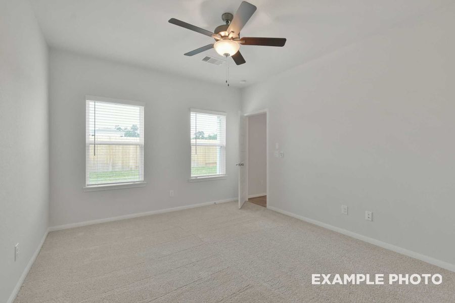 Representative unfurnished interior of a home built from the The Brazos F by Davidson Homes LLC in Liberty Estates, Cleveland (Image 29).
