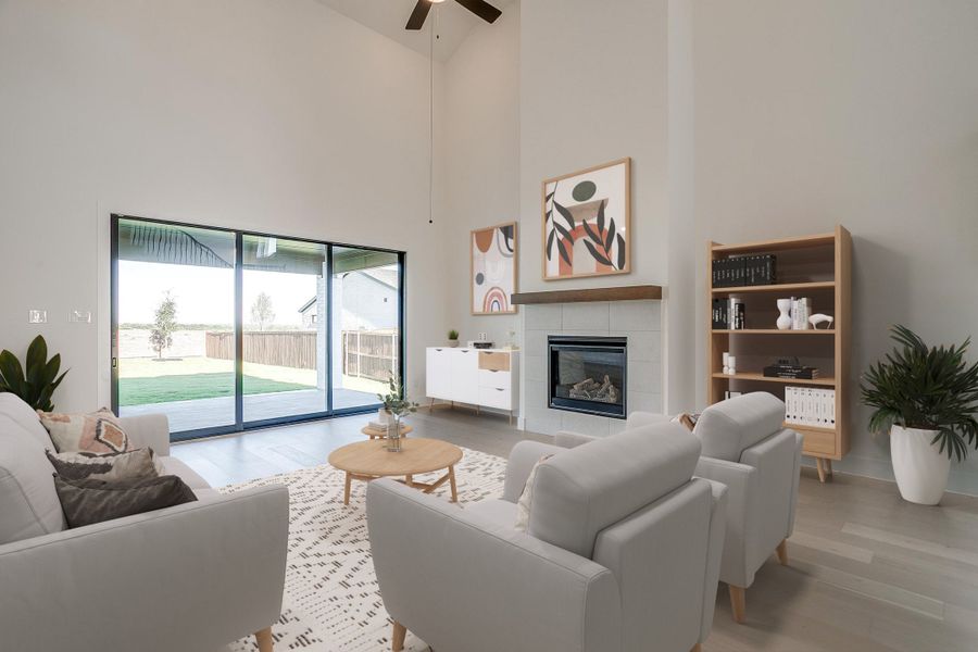 Furnished interior view inside a new home in Sweetgrass, Haslet (Image 10). Furnished interior view inside a new home in Sweetgrass, Haslet (Image 10).