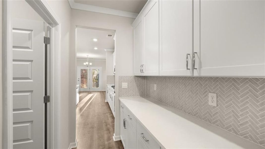 Furnished interior view inside a new home in Water Oak Estates, Lawrenceville (Image 13).