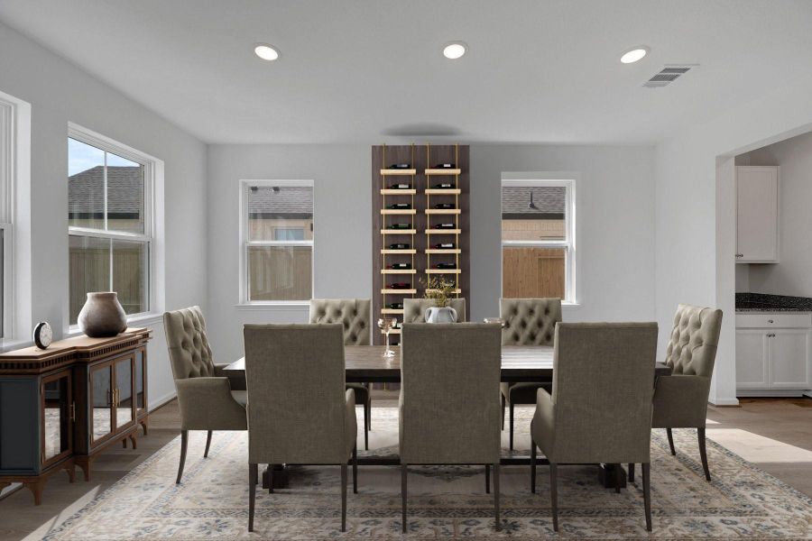 Formal dining room Formal dining room