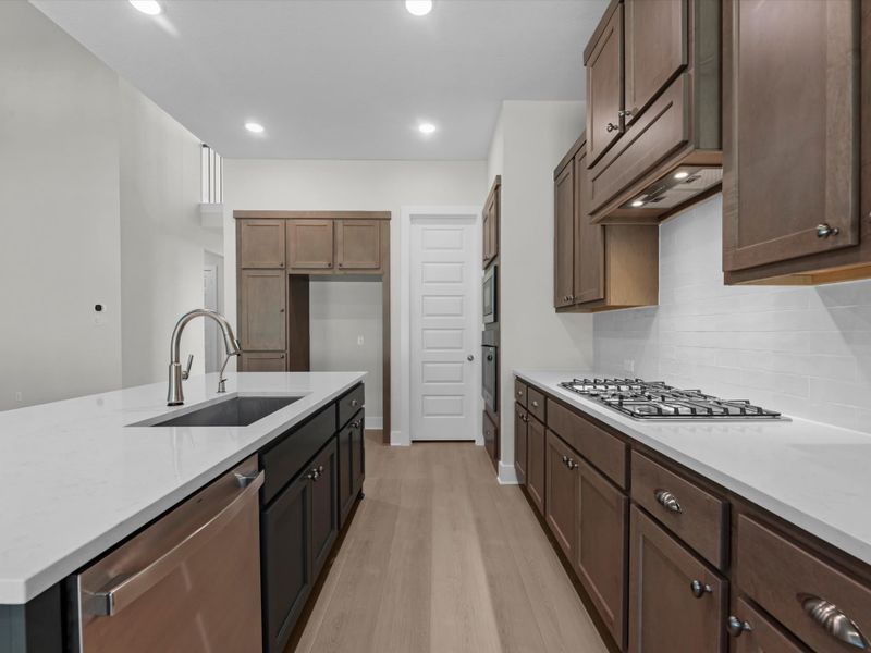 Furnished interior view inside a new home in Oakhill Reserve, Tomball (Image 5).