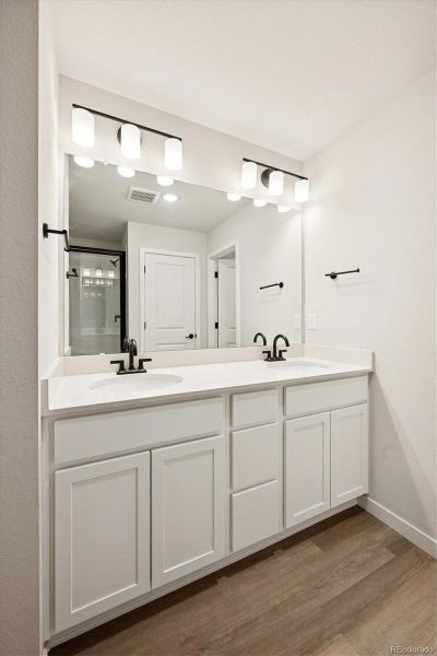 Furnished interior view inside a new home in Coyote Creek, Fort Lupton (Image 13).