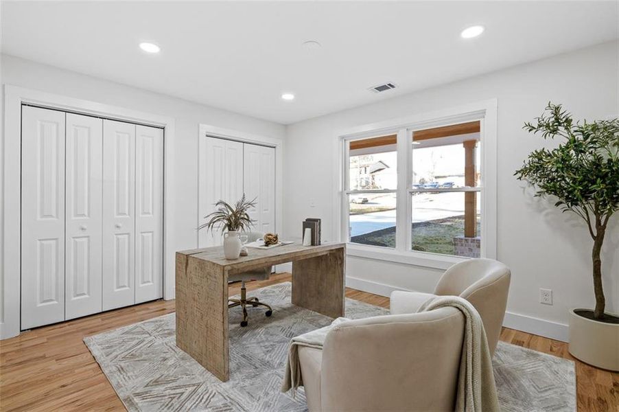 Furnished interior view inside a new home in , Snellville (Image 29).