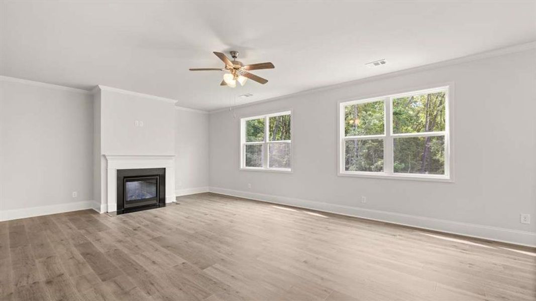 Spacious, unfurnished interior of a new home in Holland Estates, Powder Springs (Image 13). Spacious, unfurnished interior of a new home in Holland Estates, Powder Springs (Image 13).