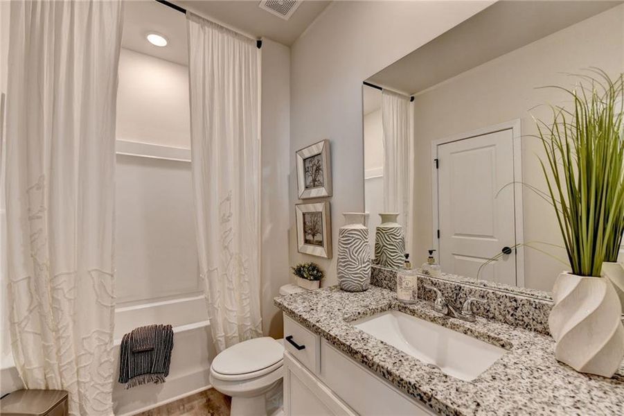 Furnished interior view inside a new home in , Auburn (Image 44).