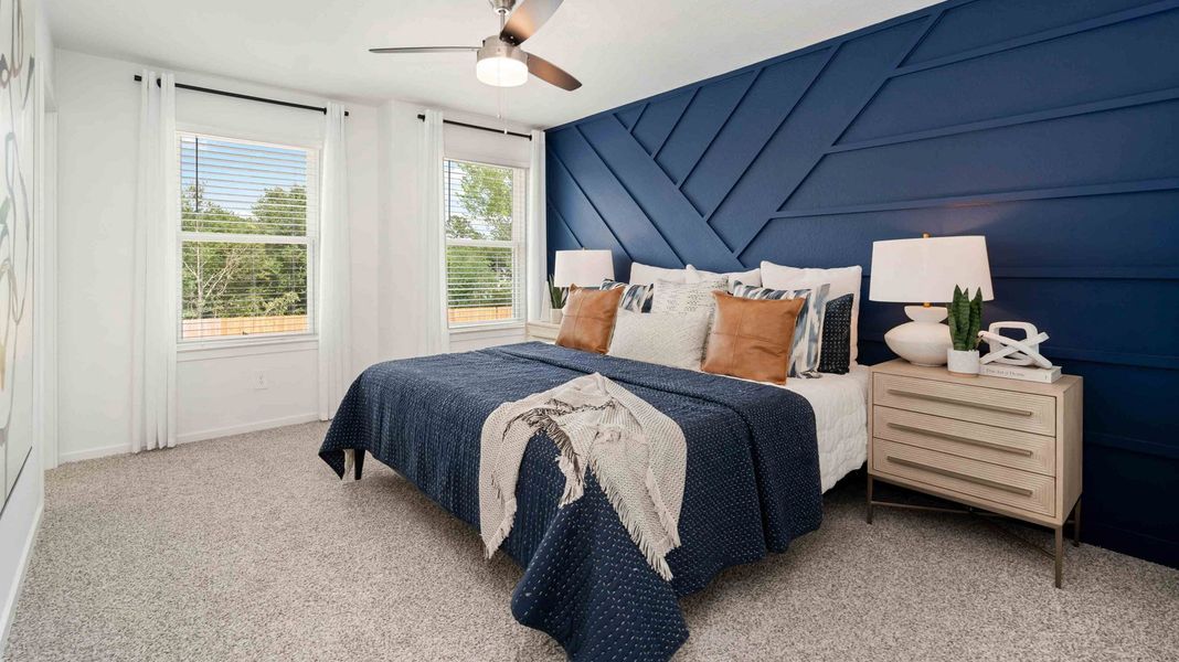 Furnished interior view inside a new home in Alaia Crossing, Houston (Image 6).