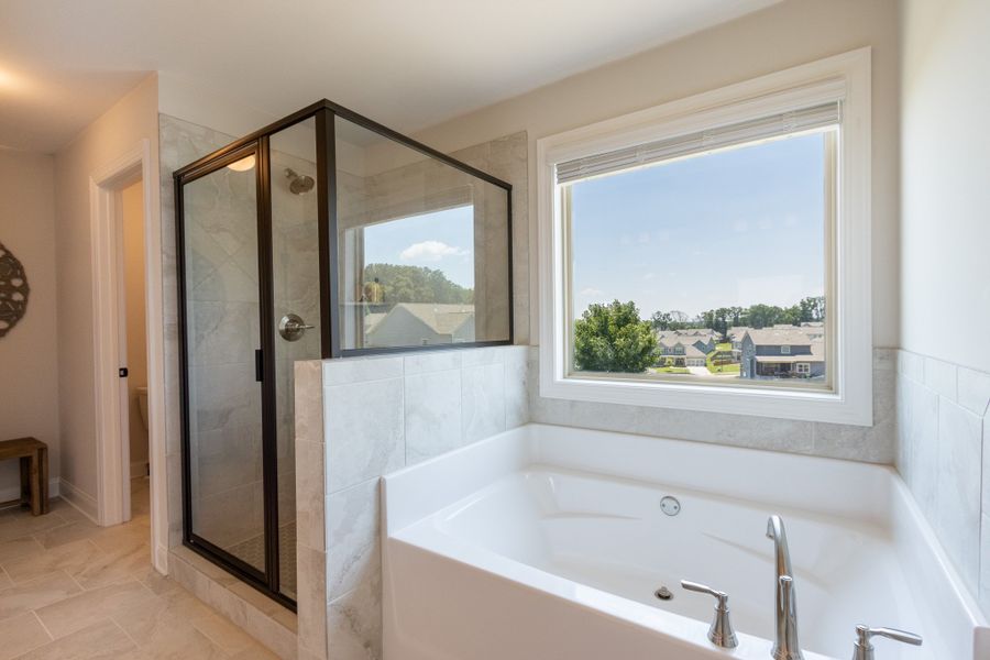 Furnished interior view inside a new home in Calgary Downs, Winder (Image 24). Furnished interior view inside a new home in Calgary Downs, Winder (Image 24).